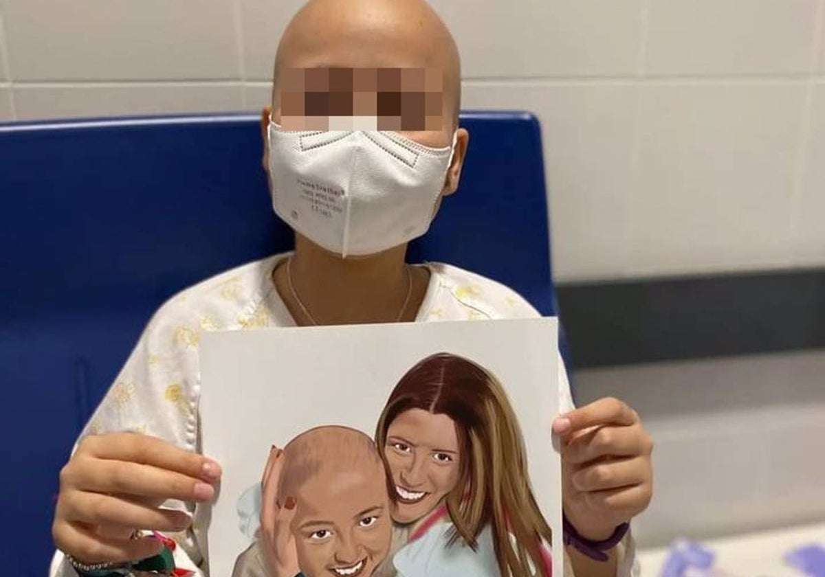 Paula, la niña de Almonte con leucemia vuelve a casa