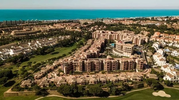 Vista aérea del resort EME Residences Islantilla