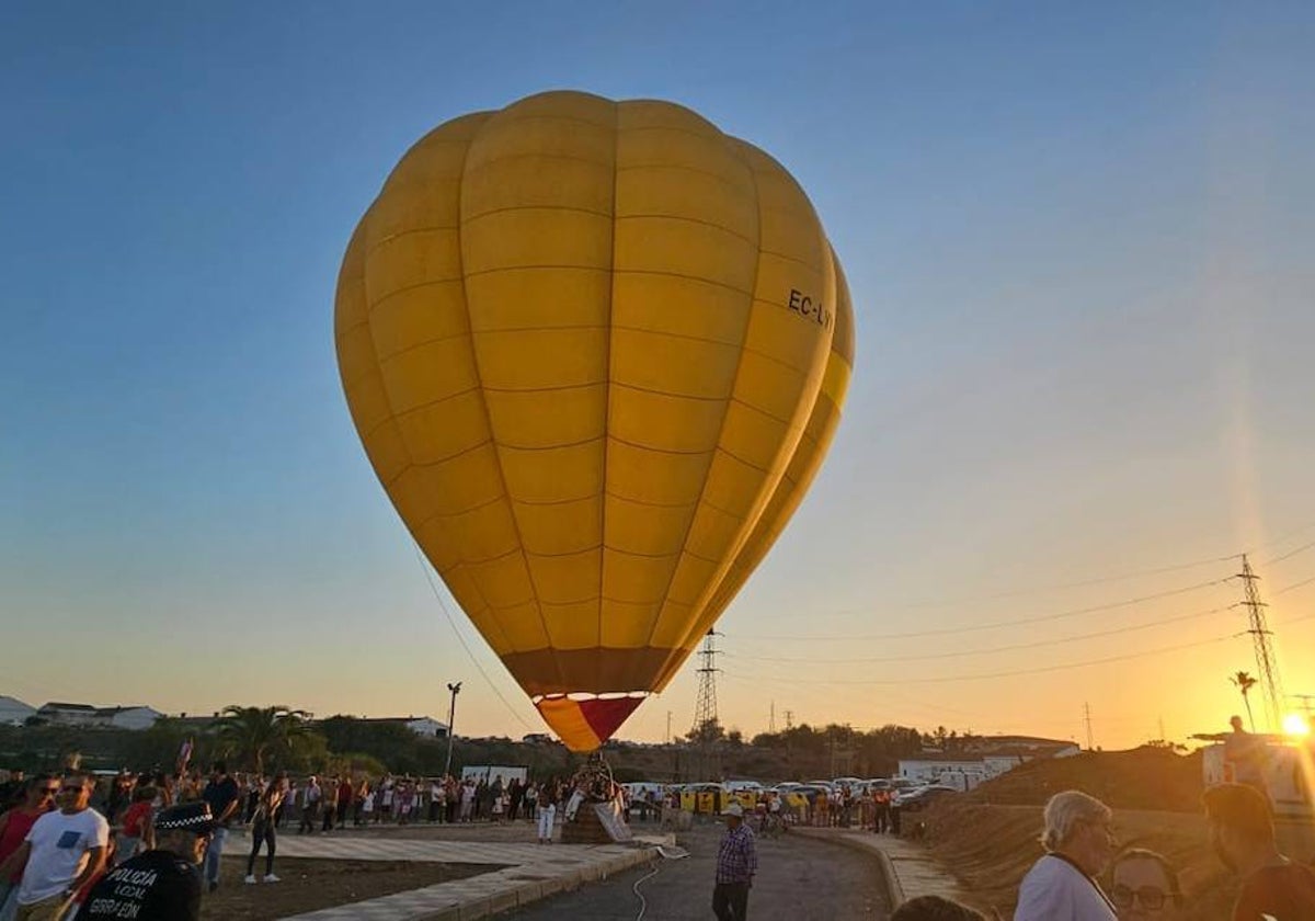 Globo aeroestático en la Feria de San Lucas