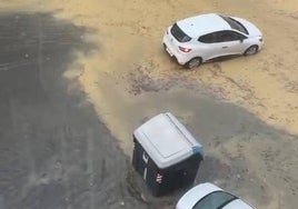 Los aguaceros de la tarde complican la circulación en muchos puntos de la provincia