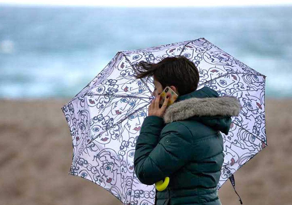 La costa onubense será fuertemente azotada por el viento este domingo