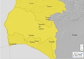 El tiempo en Huelva: un nuevo domingo de aviso por lluvias en la provincia