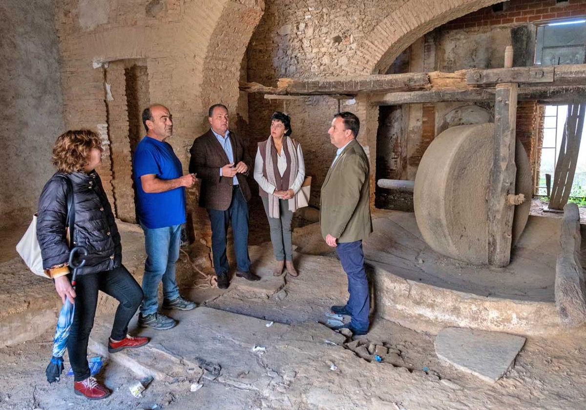 Visita al Molino del Francés, en Encinasola
