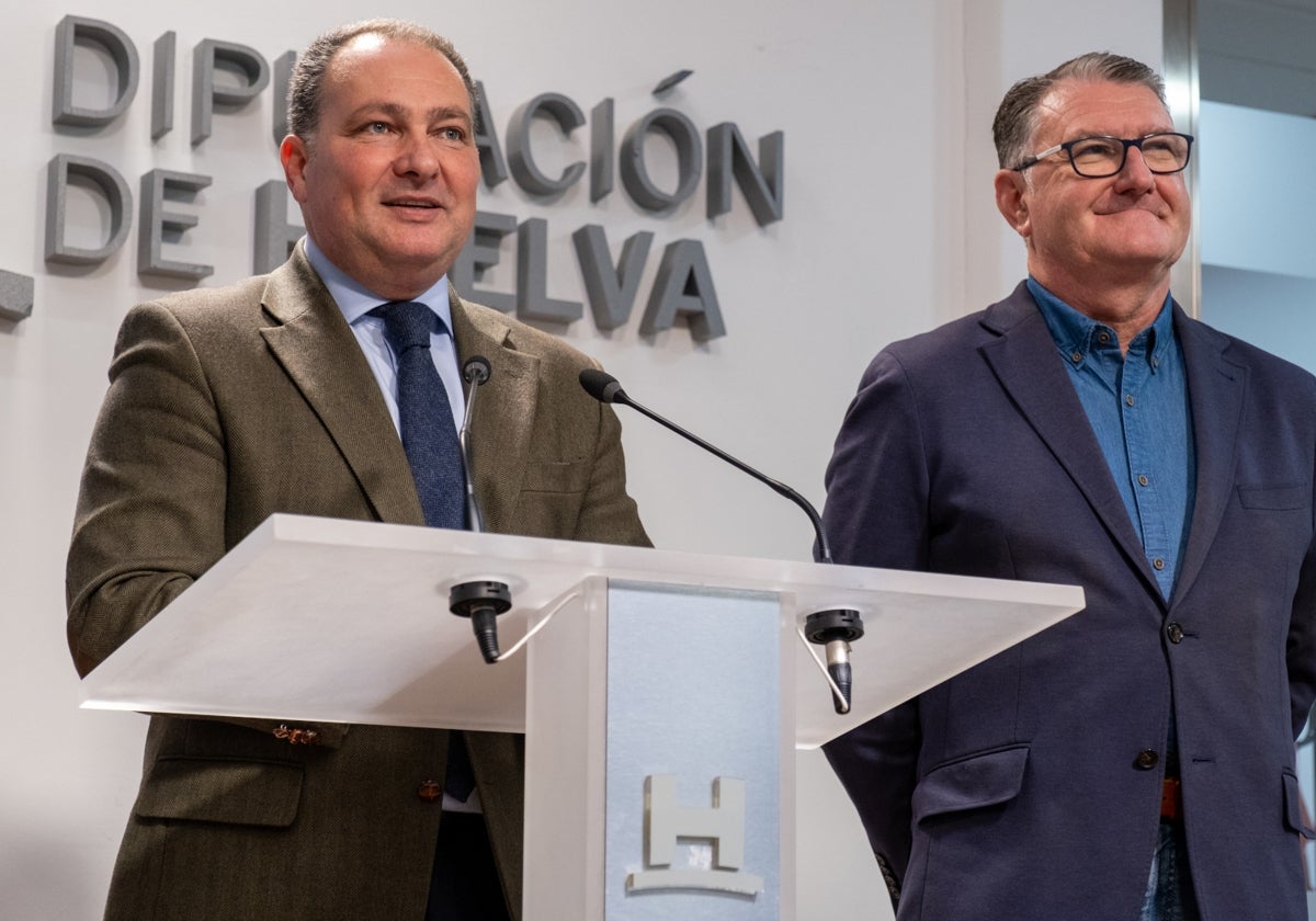 David Toscano y José Manuel Zamora anuncian las Medallas de Oro de Huelva 2023