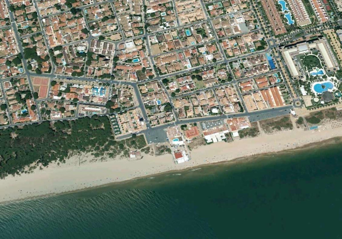 La playa de Urbasur, en Isla Cristina