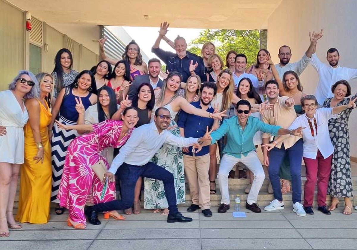 Alumnos del Máster en Dirección de Personas en la sede rabideña de la UNIA