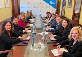 Primera reunión de coordinación entre Ayuntamiento, Diputación y Junta para analizar los proyectos en común