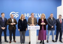 Frente común de las administraciones del PP: Huelva no puede esperar 26 años al AVE