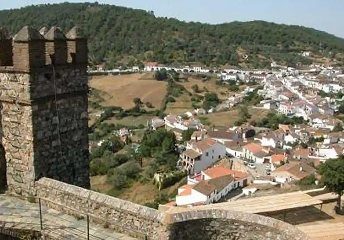 Cortegana visto desde su castillo