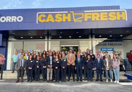 Abre un nuevo Cash Fresh en Trigueros siendo más de un 90% de sus trabajadores del propio municipio