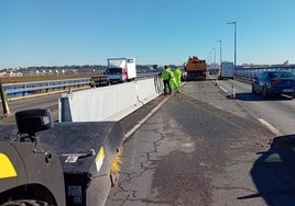 Ya hay fecha para que el puente sobre el río Odiel esté completamente en uso