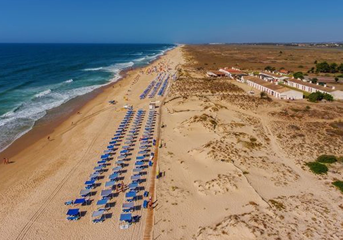 Playa do Barril, en la isla de Tavira