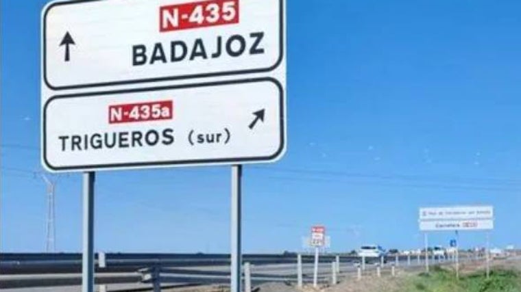 La N-435 atraviesa la provincia de norte a sur