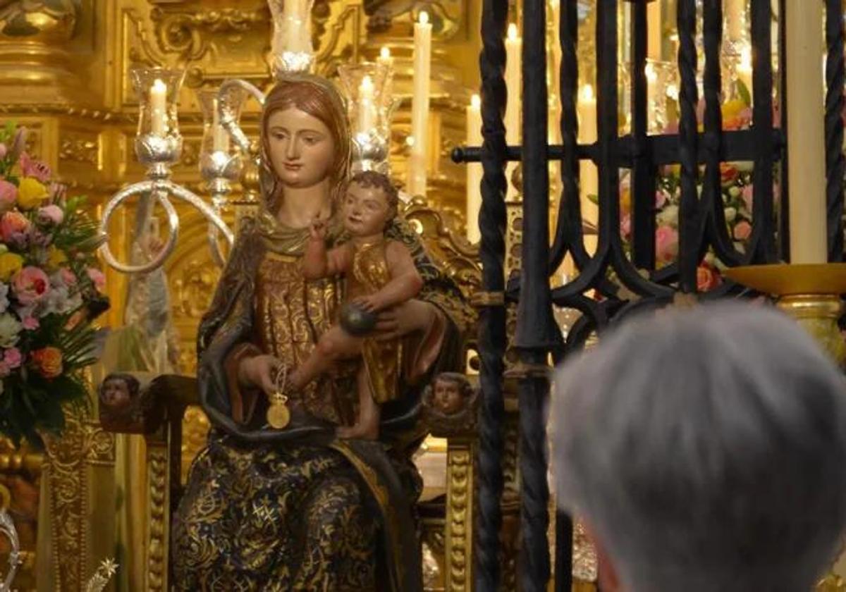 Imagen de la Virgen de la Bella