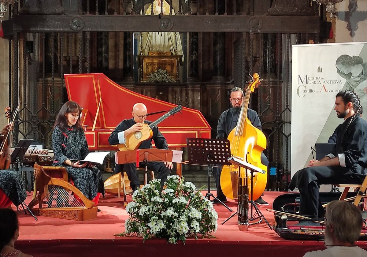 Concierto de la pasada edición de la Muestra de Música Antigua de Aracena