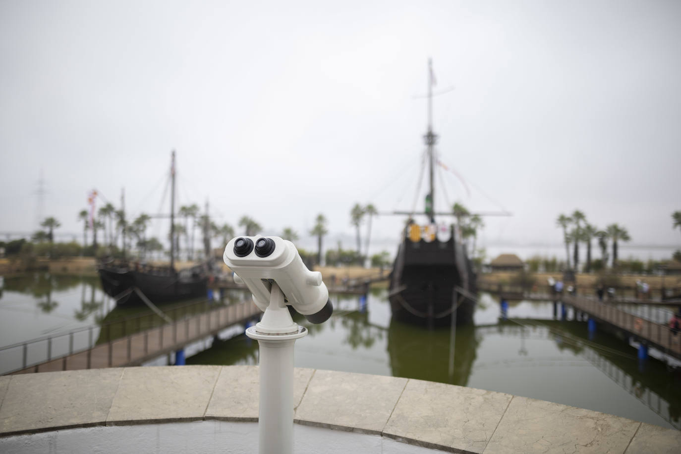 La renovación del Muelle de las Carabelas, en imágenes