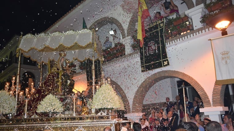 Procesión dela Virgen de la Bella, en Lepe