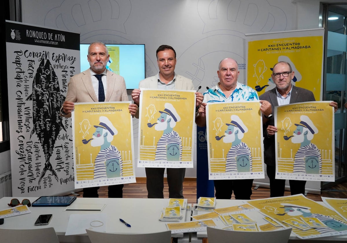 La presentación del XXII Encuentro de Capitanes de Almadraba, este martes en la Diputación de Huelva