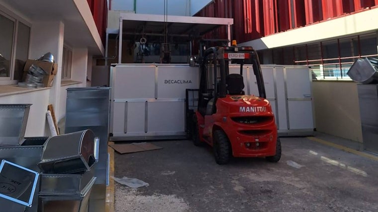 Obras en el hospital