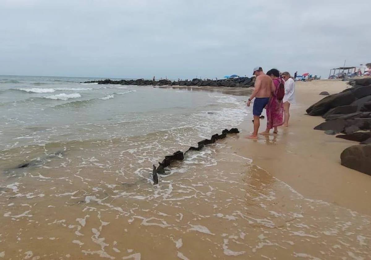 La playa de Matalascañas, este verano