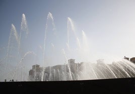 Este jueves se reinaugura la fuente de la rotonda de entrada a Punta Umbría. Estos serán los cortes de tráfico