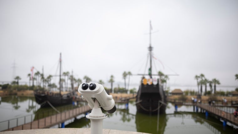 Muelle de las Carabelas, en La Rábida, Palos de la Frontera