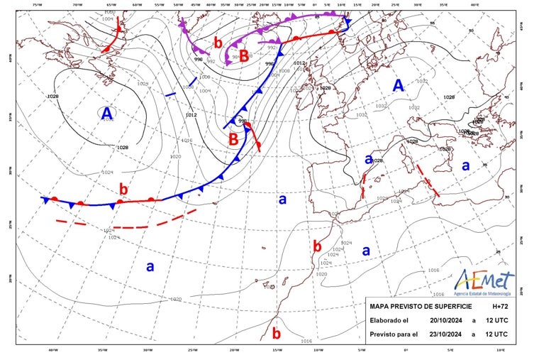 La previsión del tiempo de este inicio de semana en la provincia de Huelva