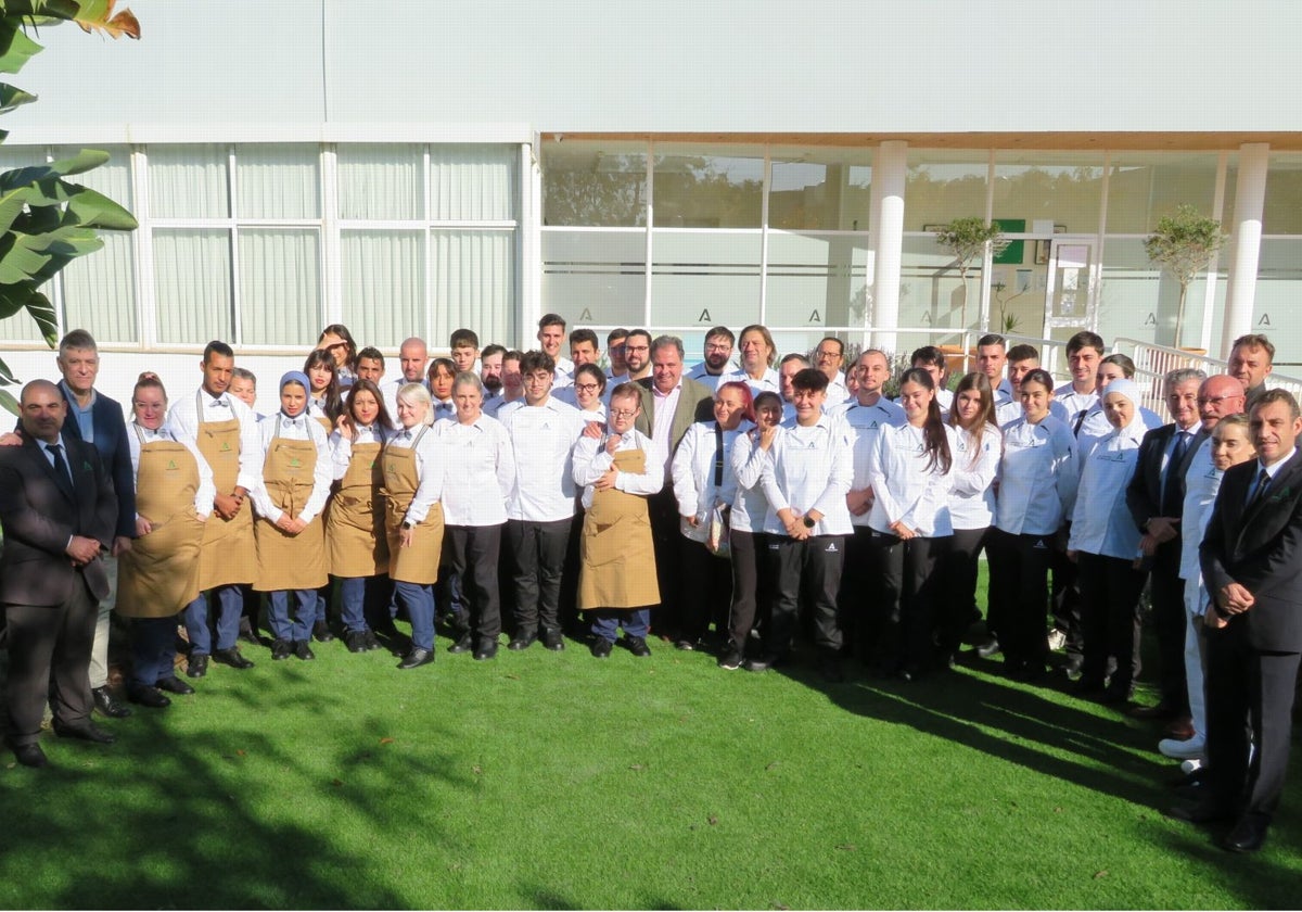 La inauguración del nuevo curso en la Escuela de Hostelería de Islantilla