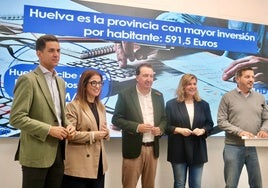 El PP defiende los presupuestos de la Junta para Huelva «a pesar de la infrafinanciación del Estado»
