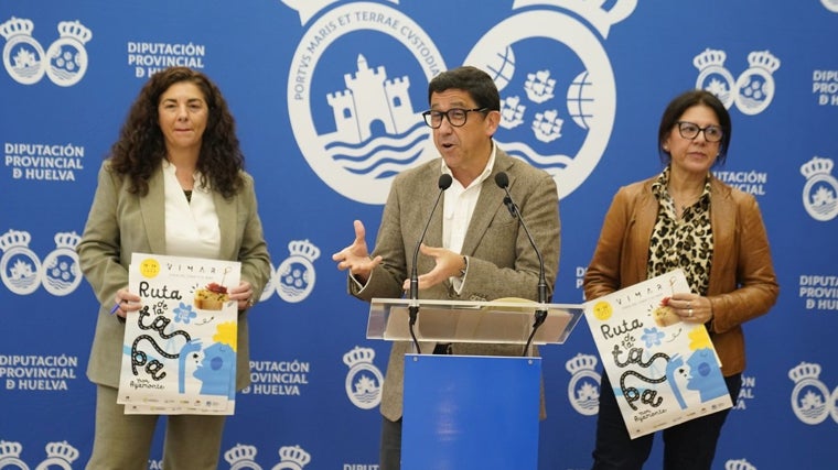 Alberto Fernández, alcalde de Ayamonte, en el acto de presentación de esta mañana