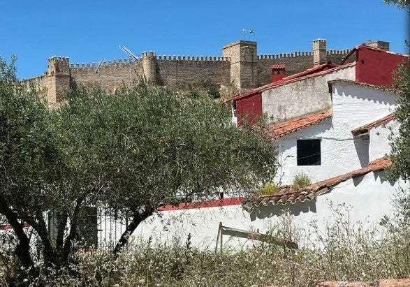 Imagen de las vistas del castillo que ofrece la casa