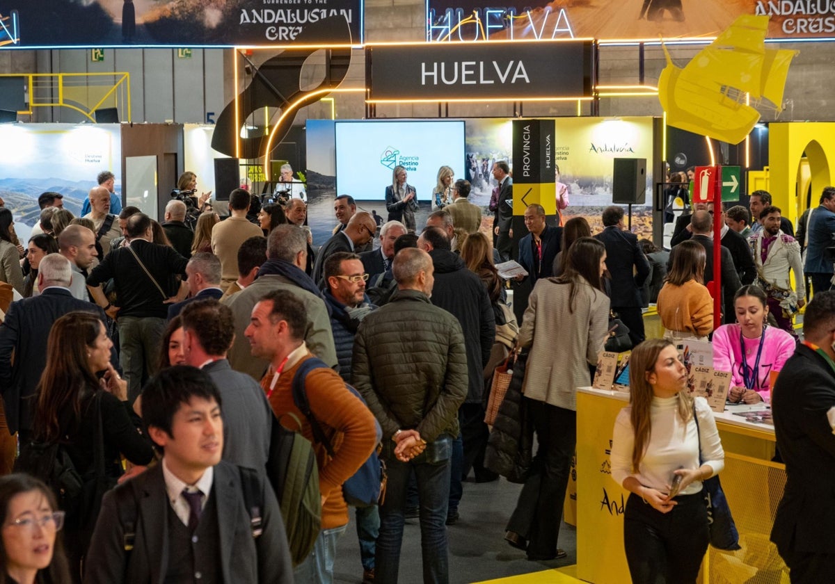 Expositor de Huelva en Fitur