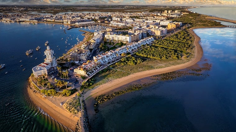 Vista aérea de Isla Cristina