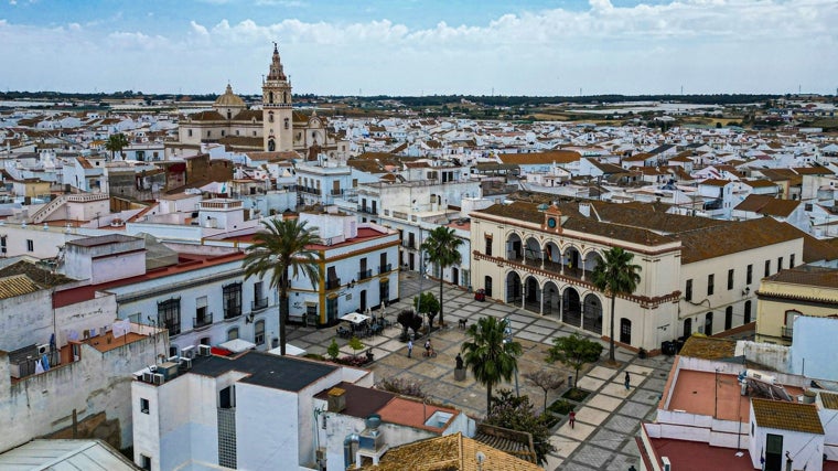 Vista aérea de Moguer