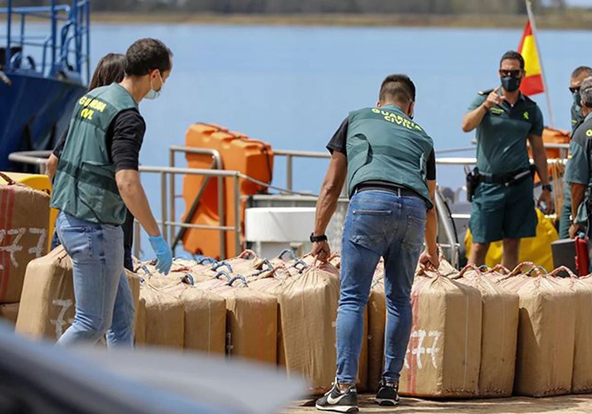 Redada contra el narcotráfico en la costa de Huelva