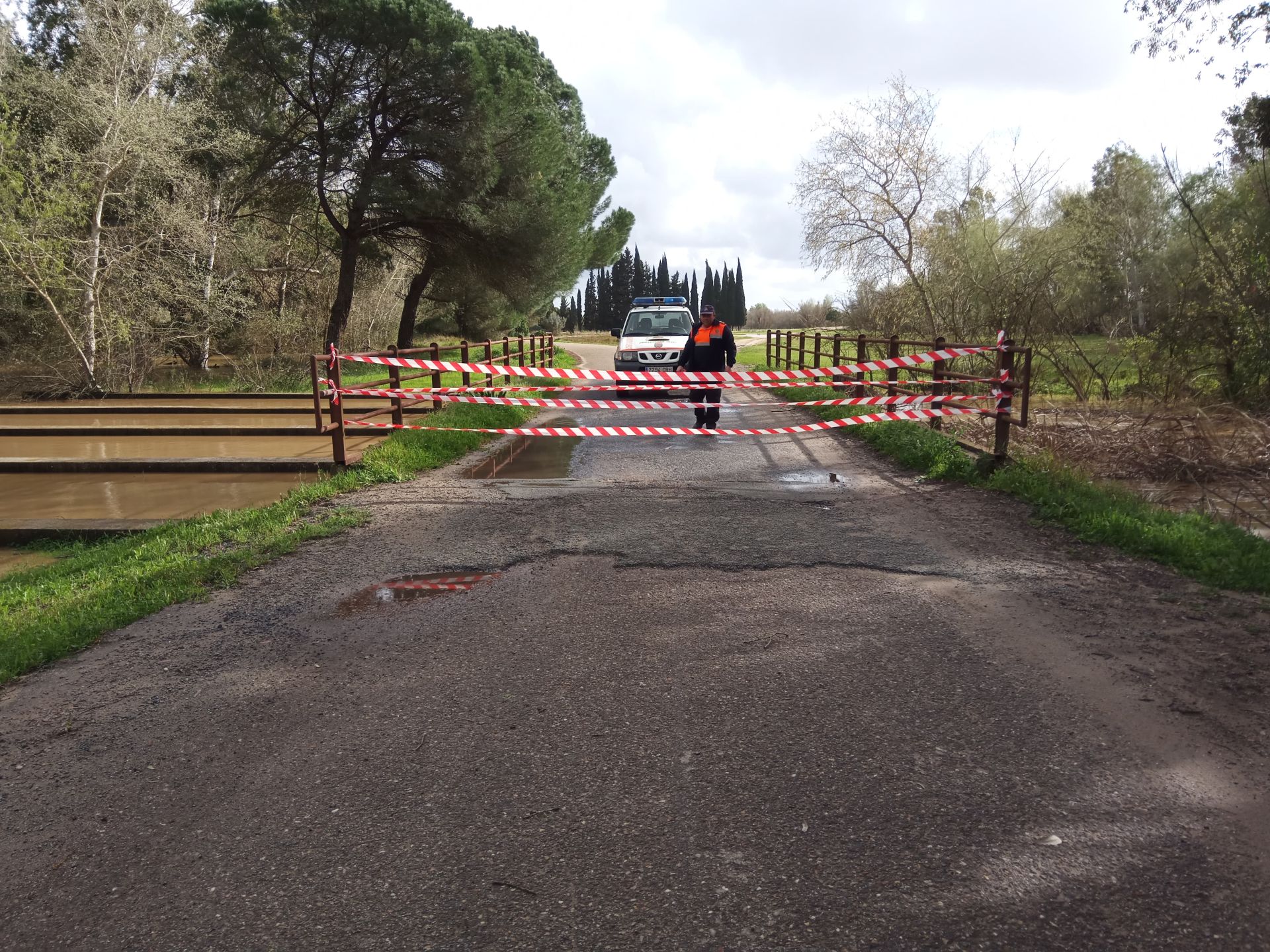 El paso de la borrasca Jana por la provincia de Huelva, en imágenes