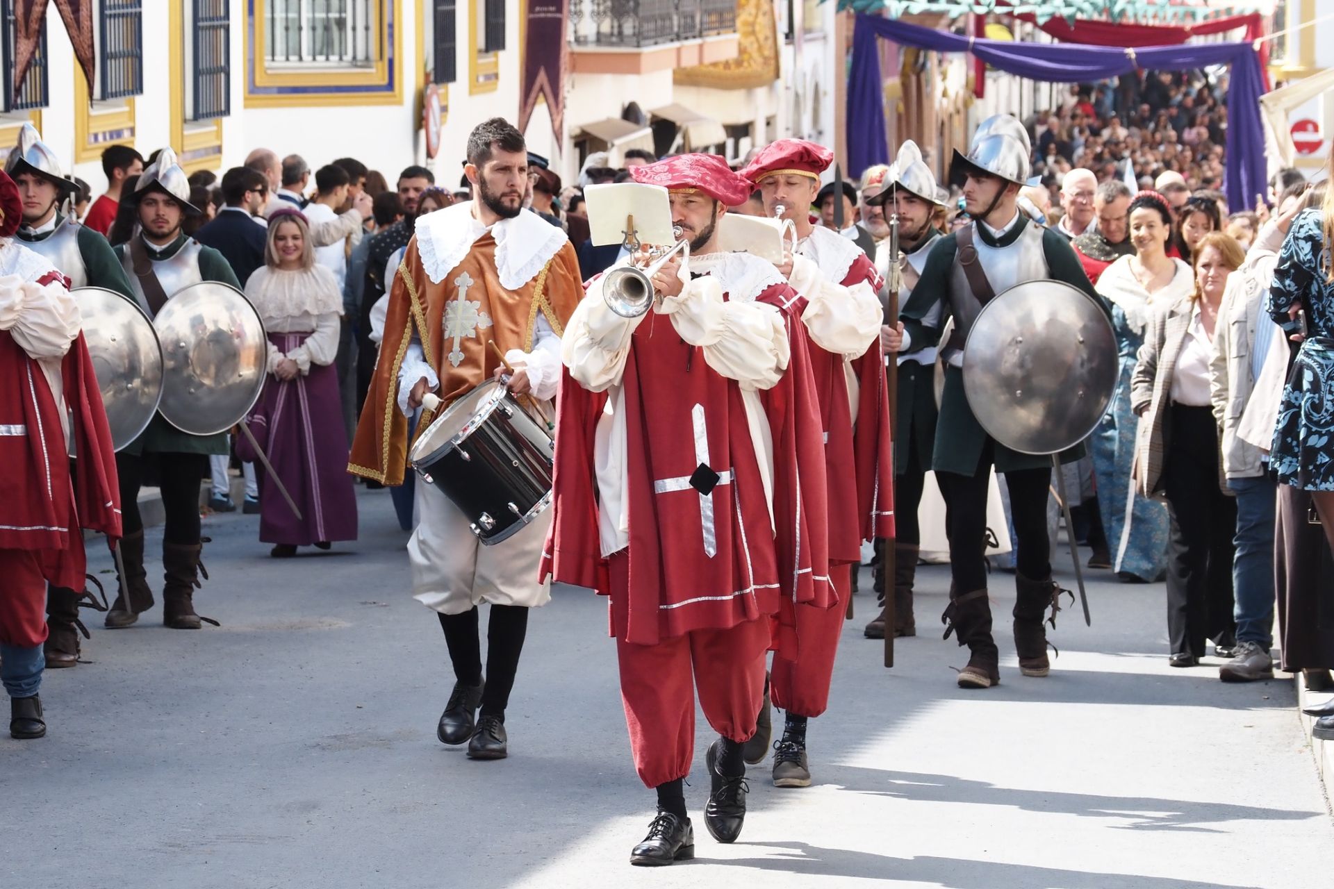 Lleno hasta la bandera en la Feria Medieval de Palos de la Frontera