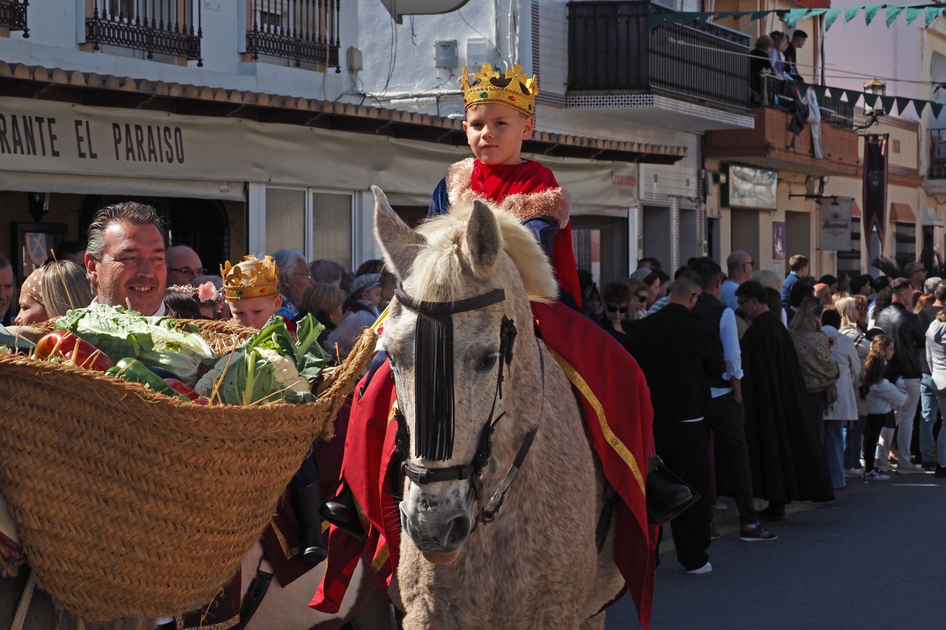 Lleno hasta la bandera en la Feria Medieval de Palos de la Frontera