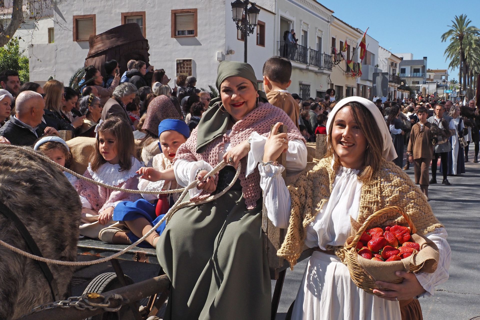 Lleno hasta la bandera en la Feria Medieval de Palos de la Frontera