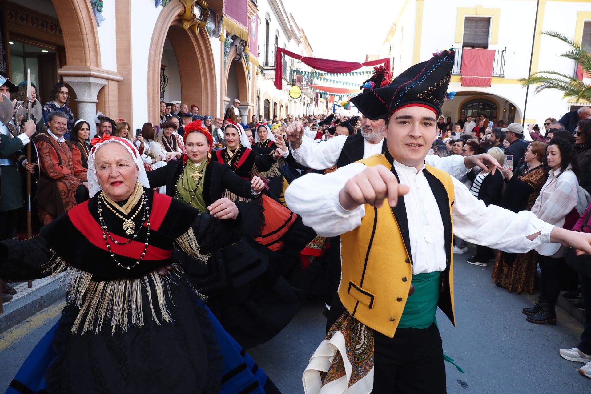 Lleno hasta la bandera en la Feria Medieval de Palos de la Frontera