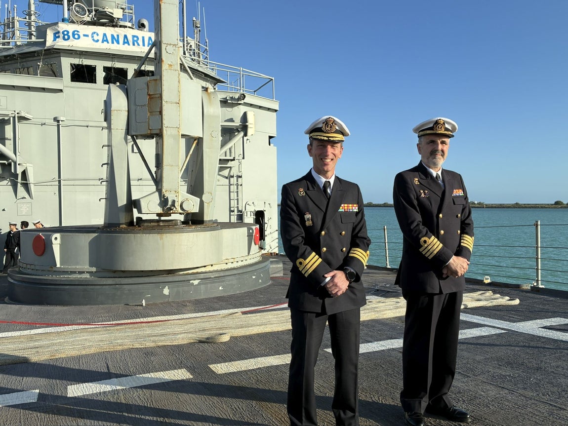 La escala en Huelva de la Fragata Canarias, en imágenes