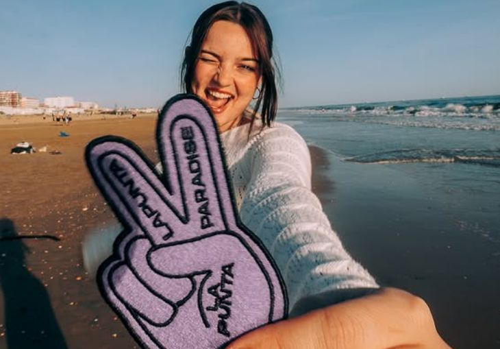 Las mejores imágenes de la inolvidable fiesta de los jóvenes portugueses en Punta Umbría: &quot;Esto es el paraíso&quot;
