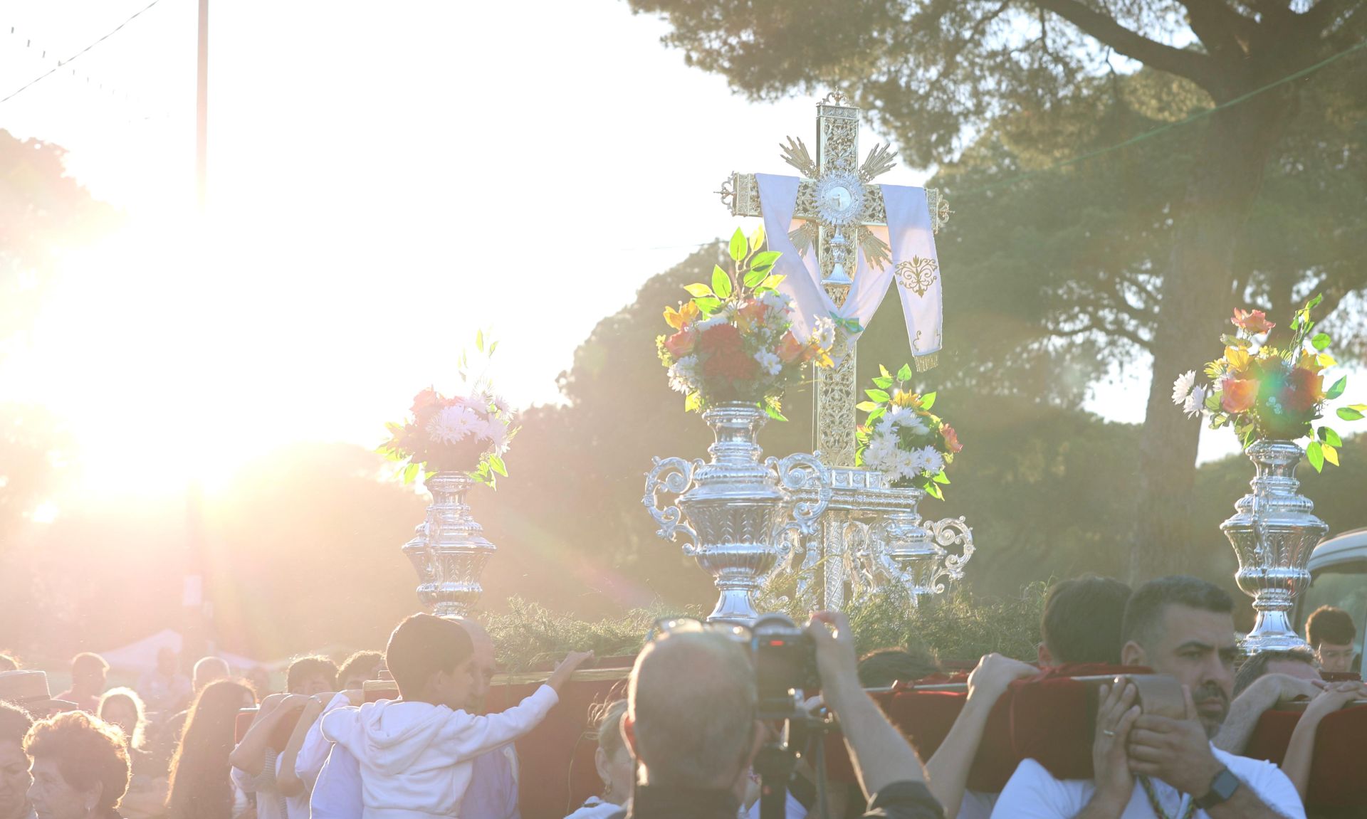 La romería de la Santa Cruz de Punta Umbría, en imágenes
