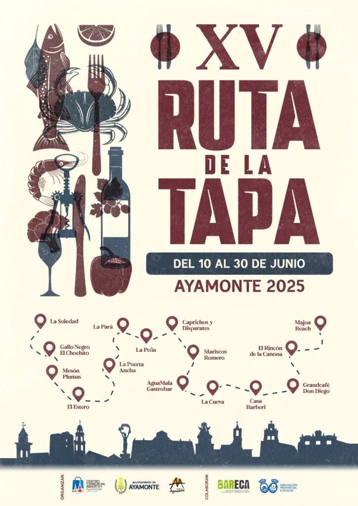 Cartel de la XV Ruta de la Tapa de Ayamonte