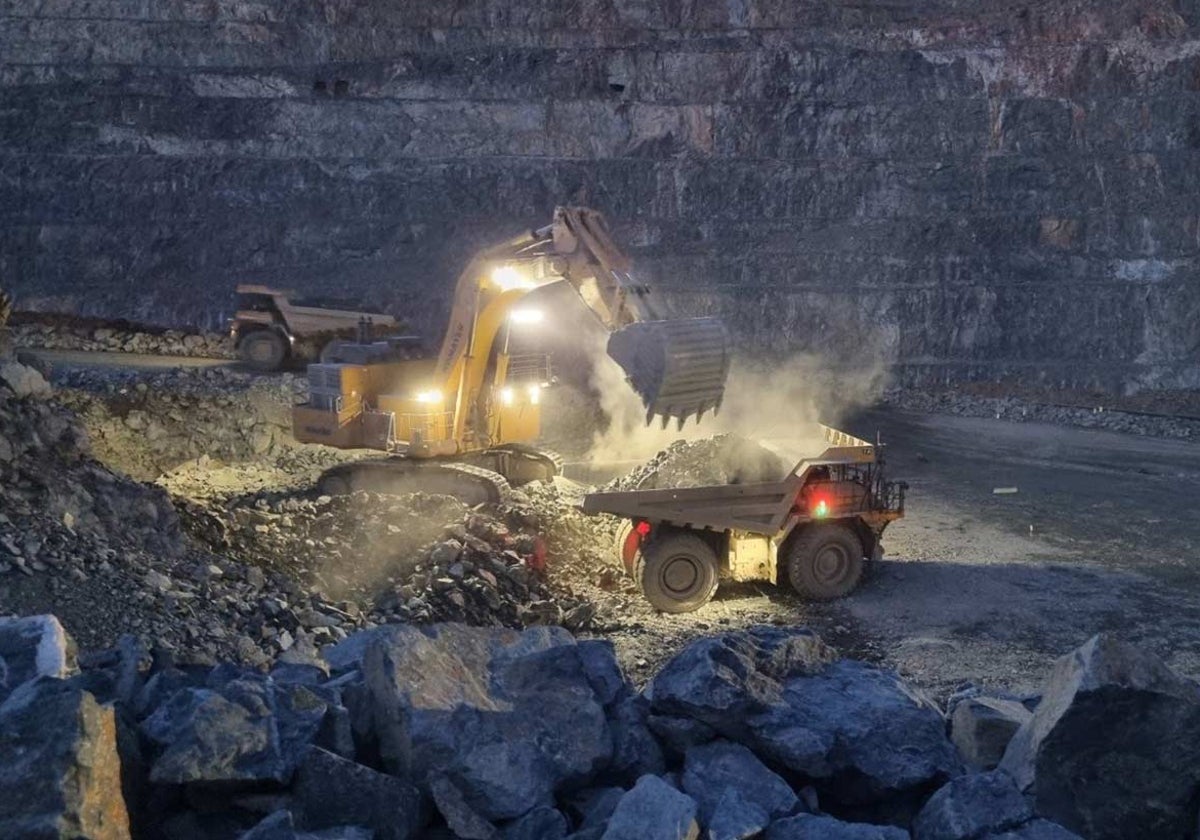 Explotación minera en Riotinto
