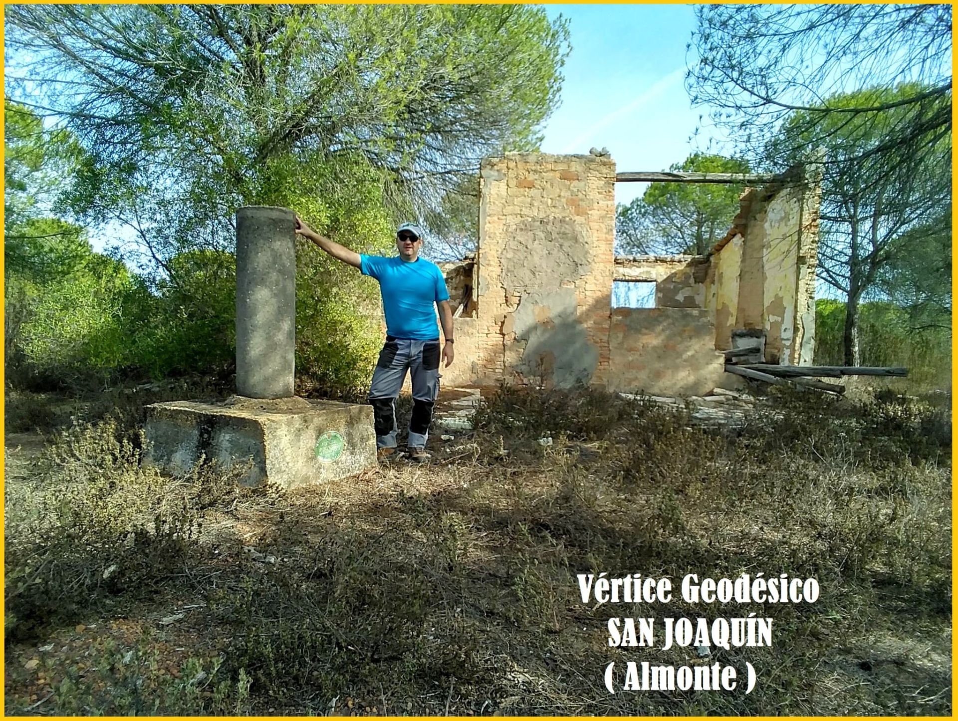 Huelva, a través de sus vértices geodésicos