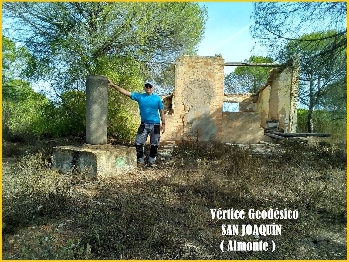Huelva, a través de sus vértices geodésicos
