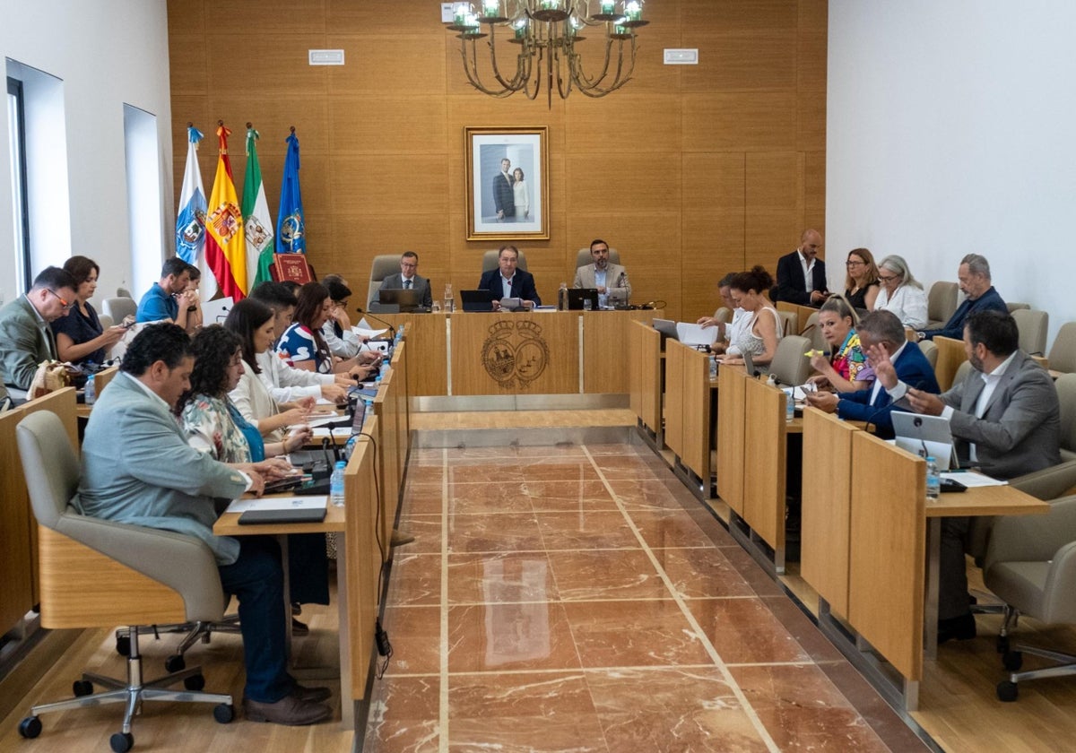 Imagen del pleno de la Diputación celebrado este miércoles