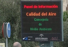 Panel de información de la calidad del aire