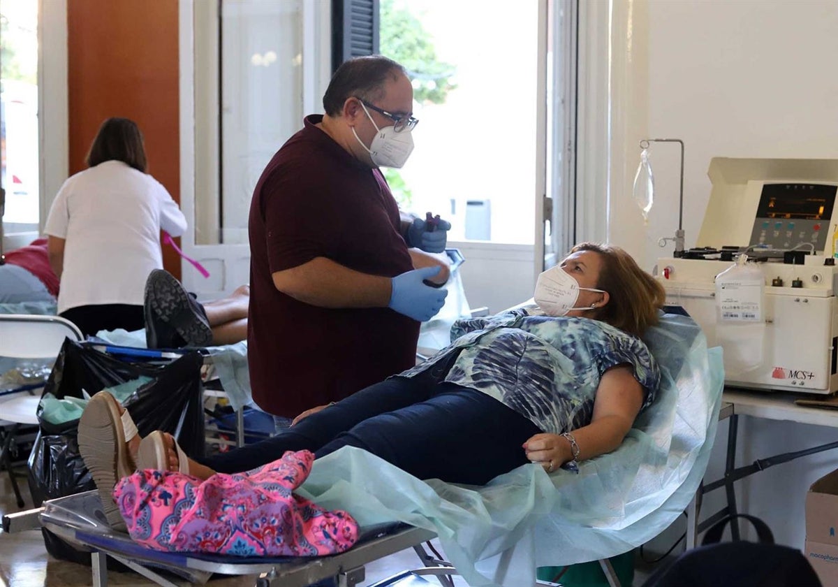 Macrocolecta de sangre en la Casa Colón de Huelva